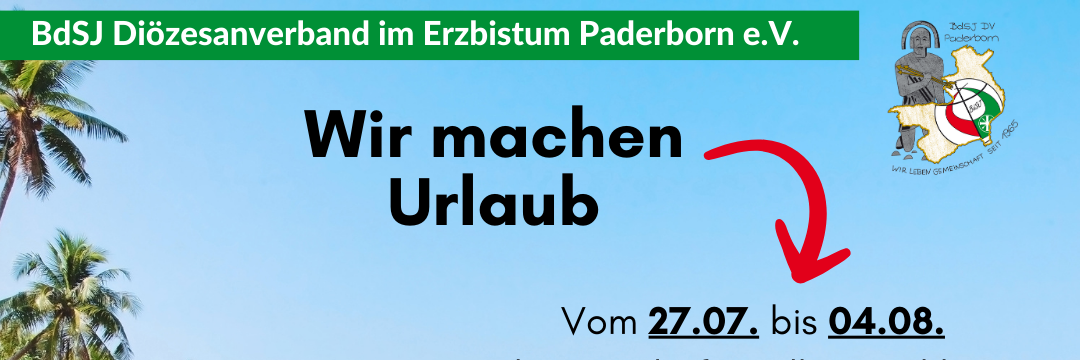 Sommerpause der Geschäftsstelle